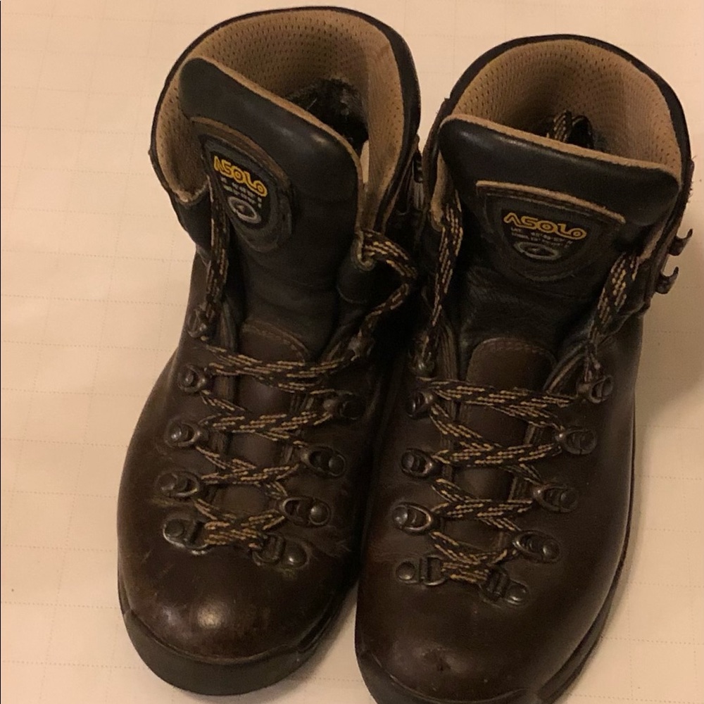 Asolo Hiking Boots Vibram Ladies Size 5 US